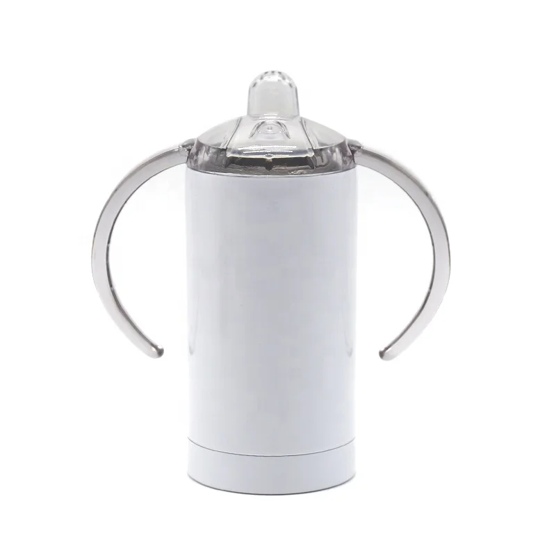 

Personalized Logo Feeding Bottle 12oz Stainless Steel Sublimation Baby Sippy Mug