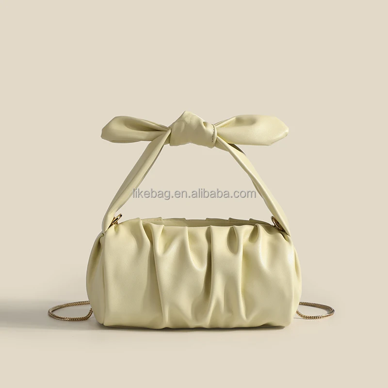 

LIKEBAG new fashion handbag summer bright color cloud bag women crossbody bag ruffle tote bag handbag for women