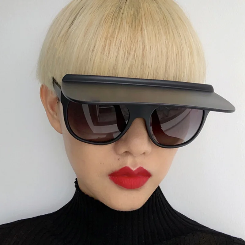 

DL Glasses DLL0407 new arrival Festival Colorful Funny Flip Visor shades Retro Sunglasses sun glasses 2021