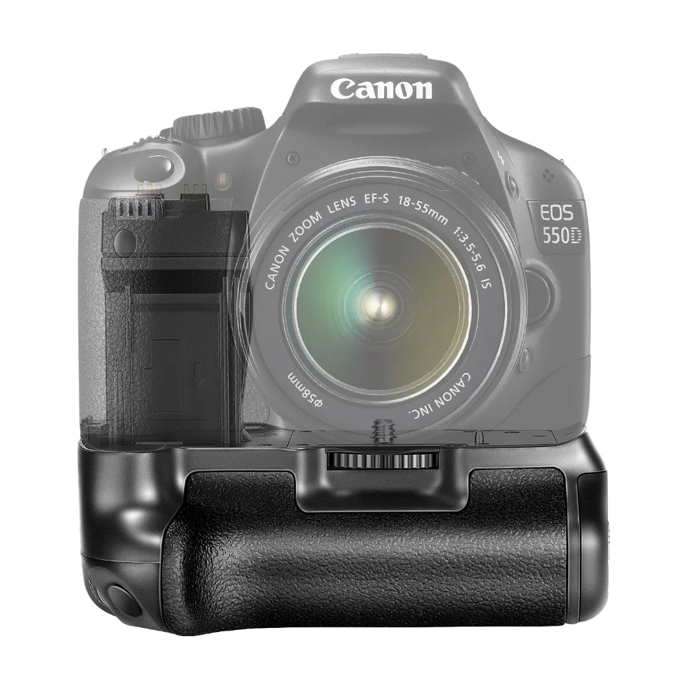 

Battery Grip Pack BG-E8 for Canon EOS 550D 600D 650D Rebel T2i T3i T4i DSLR Camera LP-E8 Replacement Power