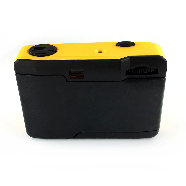 
Beestar Plastic Fixed Focus Manual Vintage Mini 35mm Film Camera Instant Camera Pure Color Yellow 
