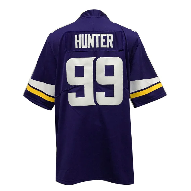 

Brand Men's Minnesota Designer Danielle Hunter #99 Purple American Football Team Jerseys Cheap Sale