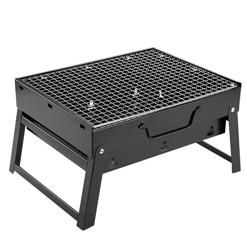 

Household charcoal barbecue rack outdoor folding portable disposable barbecue stove outdoor and indoor dual-purpose