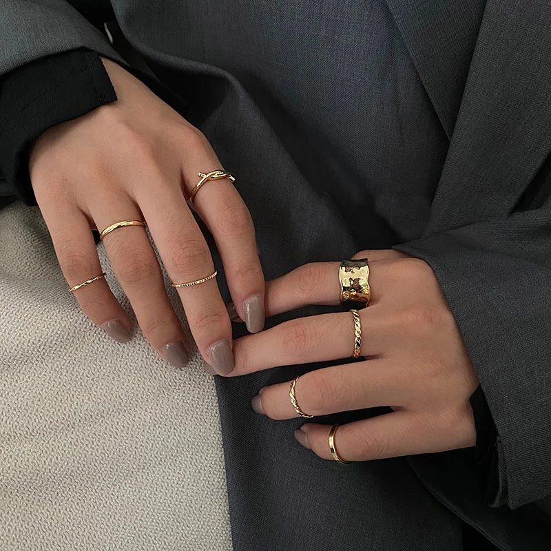

Eico Fashion 18K Gold Filled Rings Women Gold Ring Jewelry