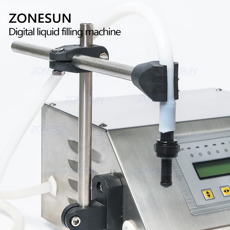 
ZONESUN 220V OR 110V GFK-160 Digital Control Liquid Filling Machine Small Portable Electric Liquid Water Filling Machine Supply 