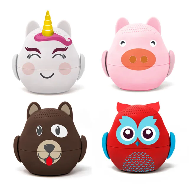 

2021 New Arrival Mini Animal Speaker Bluetooth Cute Wireless Cartoon Speaker for Kids