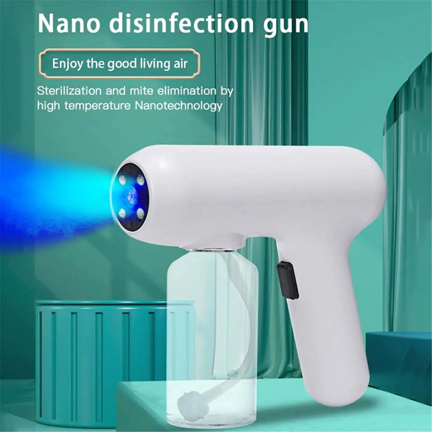 

Factory wholesale custom best-selling plastic material hand spray disinfection gun electric atomization gun spray, Customer required