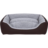 

Custom luxury dog sofa bed pet plush dog couch cushion indoor cat house