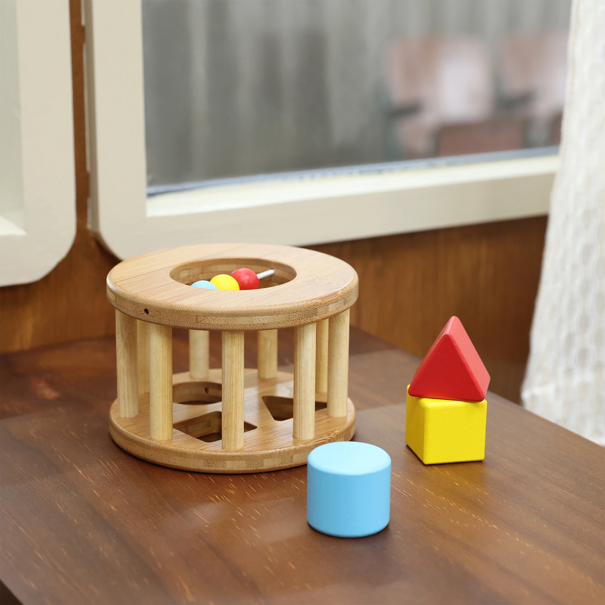 

2023 Wholesale Cheap Toys Montessori Wooden Blocks Toy Cube for Kids