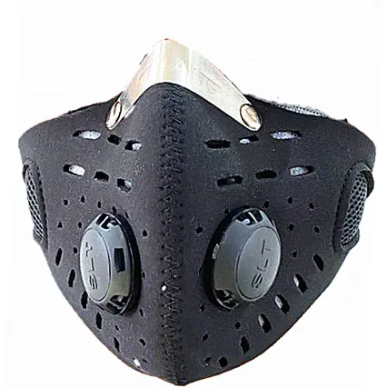 

2021 Adjustable Neoprene SBR SCR CR Face Mask Shield Guards Cycling Mouth Cover Waterproof Customized OEM Unisex 003 All Seasons