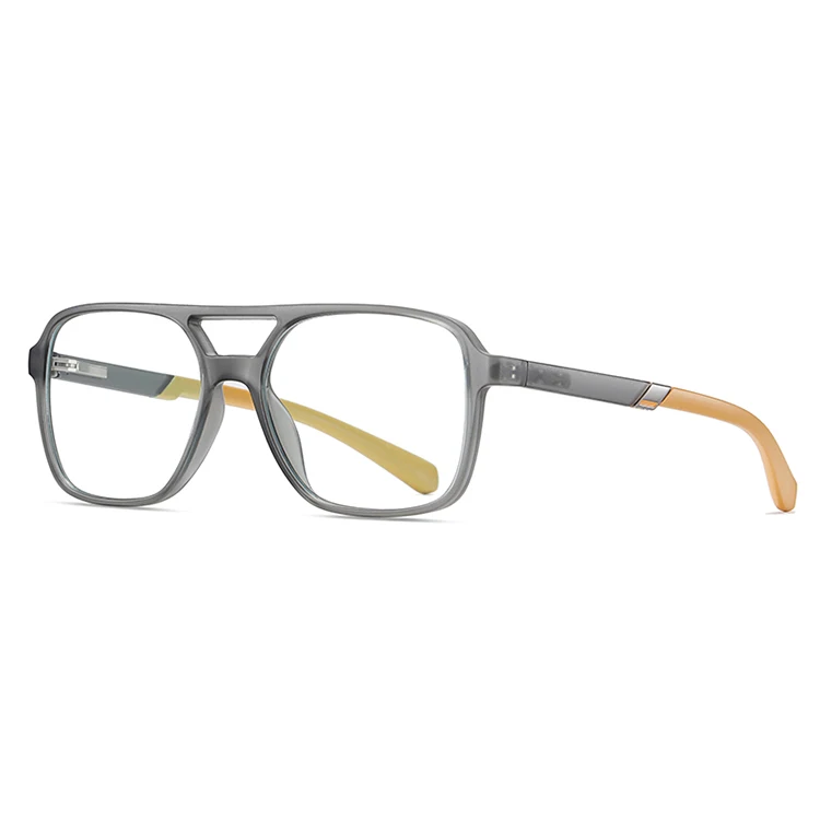 

Fashion TR90 Computer Eyeglasses for Men Custom Logo Spring Hinge Big Frame Blue Light Blocking Glasses, 5 colors