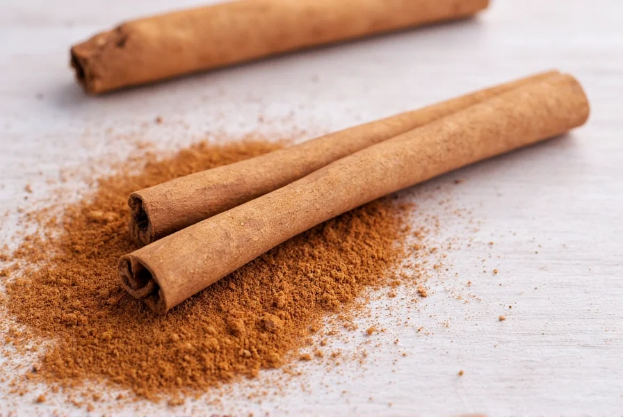 Homemade cinnamon spray in glass spray bottle with cinnamon sticks