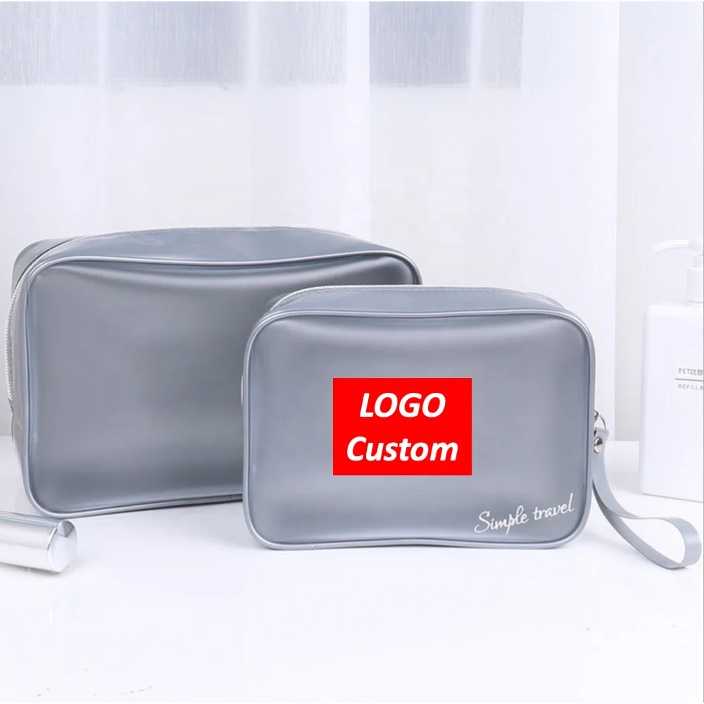 

Factory supply Low MOQ LOGO custom pvc cosmetic bag