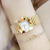 

Elegant Rhinestone Women Dress Watches Luxury Brand Ladies Quartz Watch Stainless Steel Band Casual Gold Bracelet Relogio Reloj