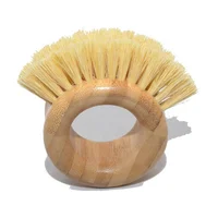 

Convenient Full Circle The Ring Vegetable Stove Sink Dish Washing Scrub Eco Small Bamboo Kitchen Brush