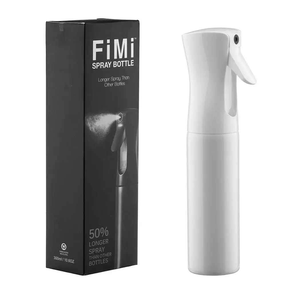 

contracted black white plastic continuous fine mist Spray Bottle For Barber Salon