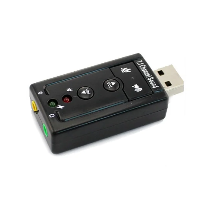 

Selling Audio Driver 7.1 Channel Microphone In and 3.5mm Speaker Out 71 External USB sound card