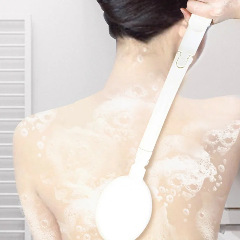 

Bathing long handle back rubbing back artifact soft hair bath brush (set of three)