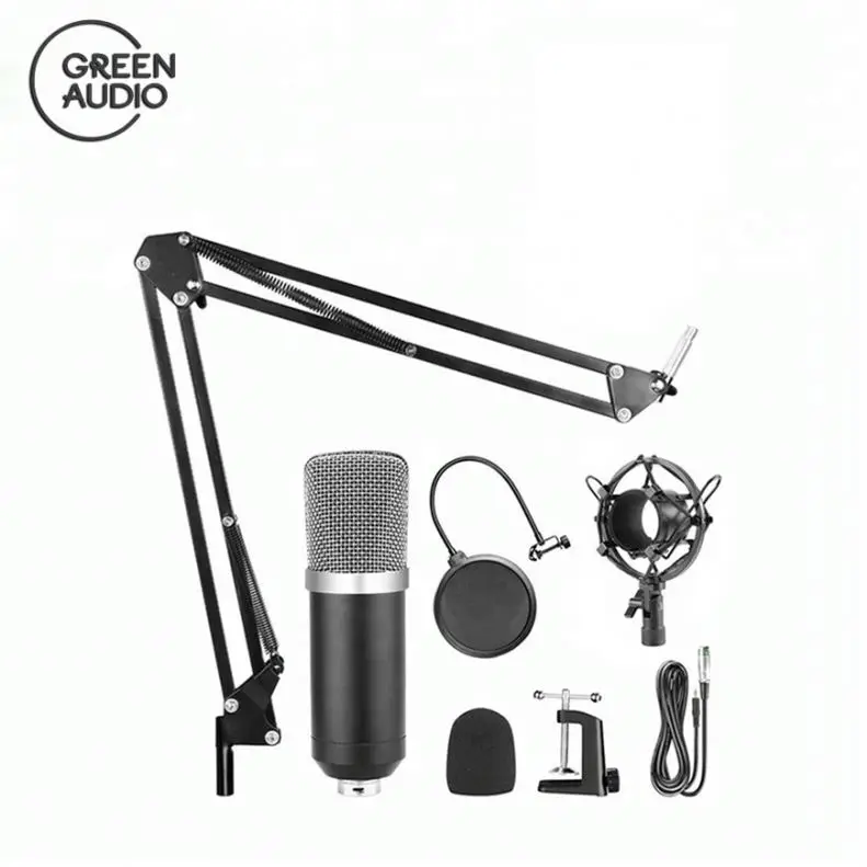 

BM-800 Photography Recording Mobile Phone Condenser Microphone For Wholesales, Black color