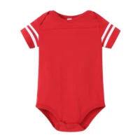 

Baby Girl Boy Romper Infant Short Sleeve Jumpsuit Kids Cotton Solid Color Playsuit with Binding Onesie