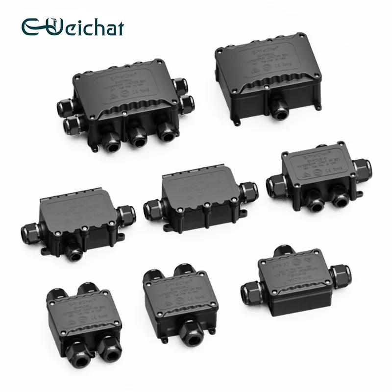 

E-Weichat Hot Sale Pa66 Plastic Cable Electrical Ip68 Waterproof Junction Box Enclosure Cases