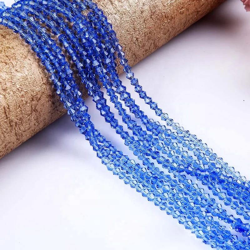 

Glass Crystal Beads bicone beads For Jewelry DIY, 35colors