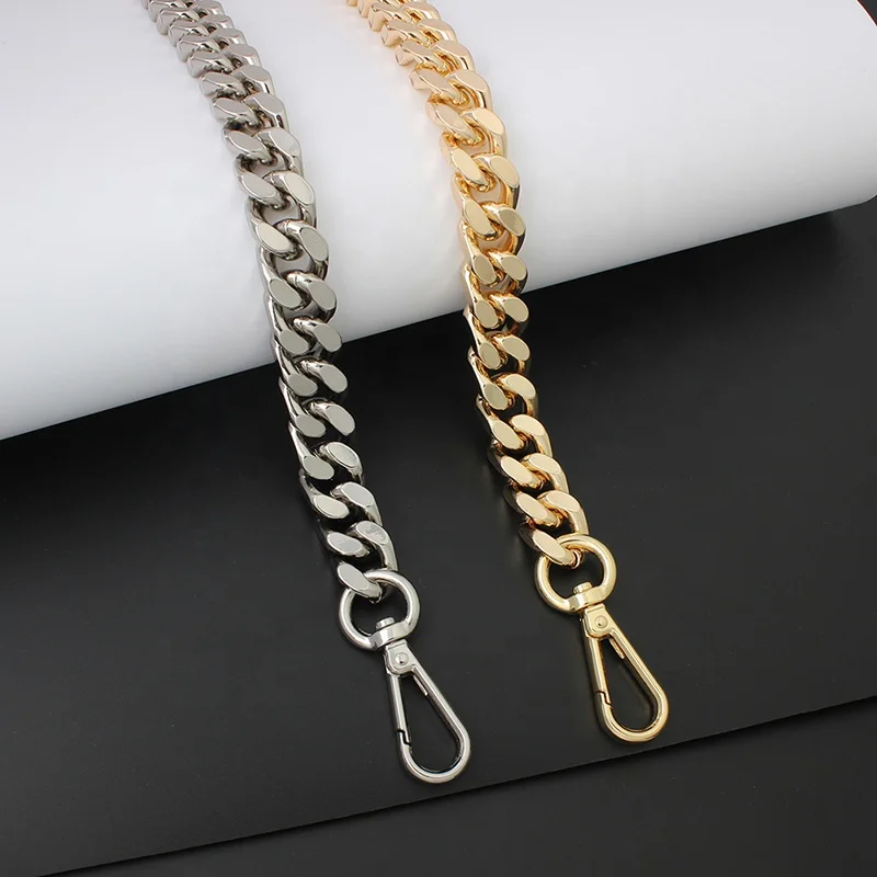 

Nolvo World 30-120cm 15mm chain bags purses strap metal handbag accessories light aluminum chain accessories for bags
