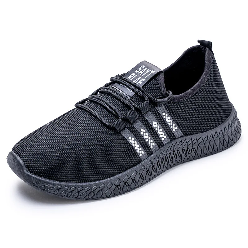 

HUATONG2022 cheap sports shoes mesh breathable shoes running lightweight non-slip wear-resistant men's walking shoes, Customized color
