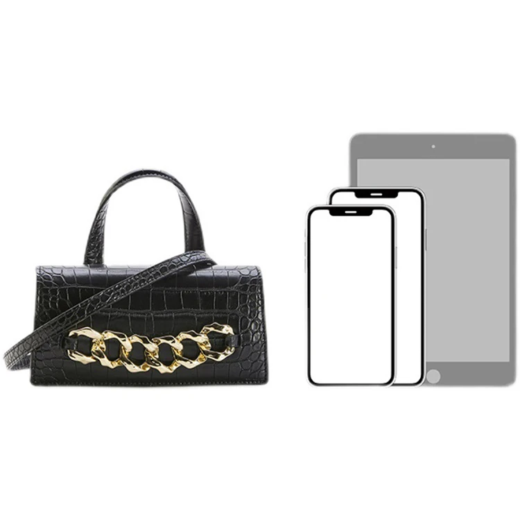 

EM700 Designer mini crocodile pattern purses beautiful ladies women chain bags small handbags 2021 trend