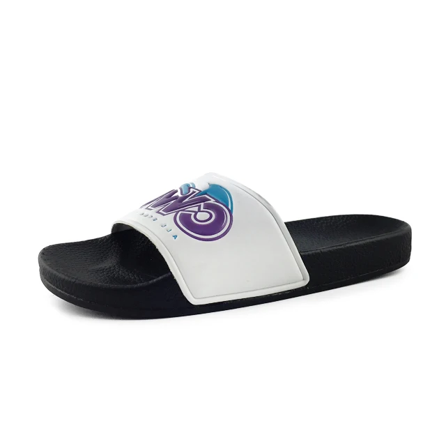 

Greatshoe outdoor beach slipper summer slide sandals fashion leather men, White