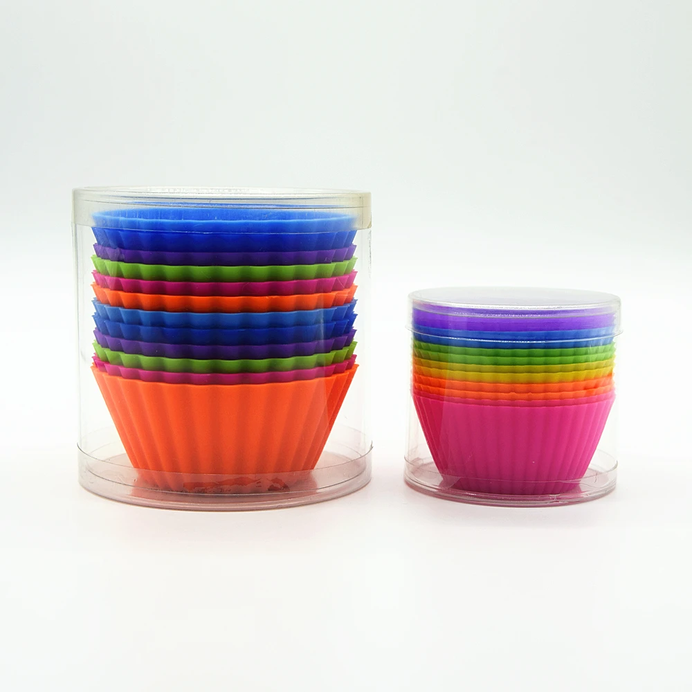 Wholesale Bpa Free Heat Resistant Reusable Pack Of 12 Pieces Muffin