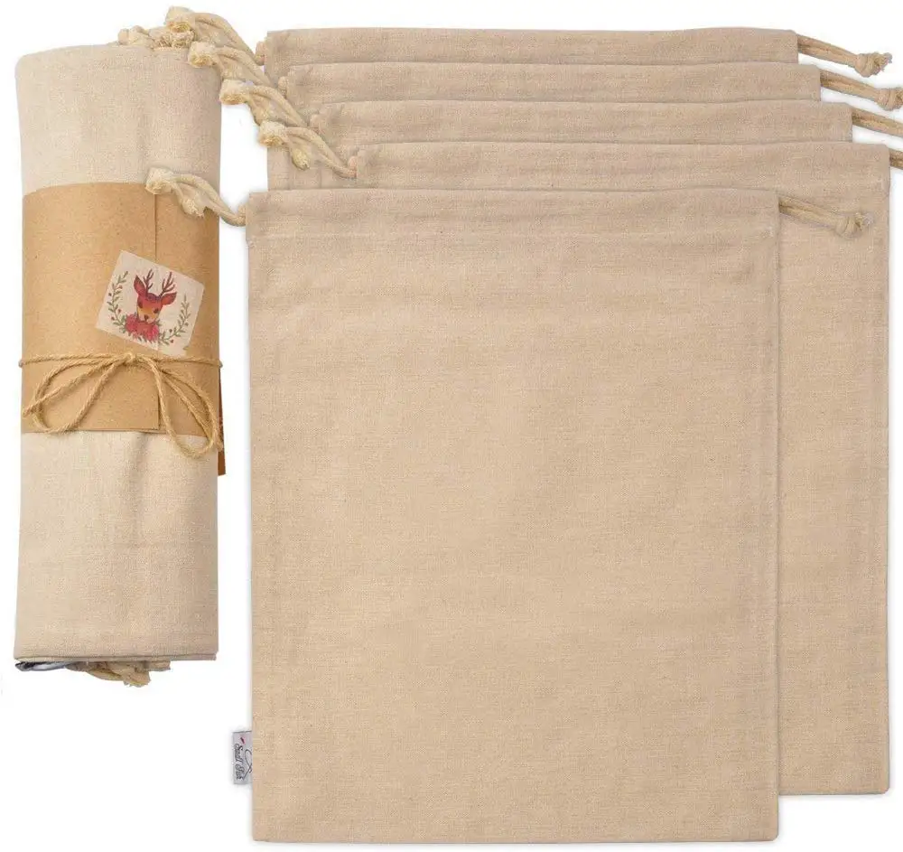 

Plain Soft Cotton Linen Tote hemp shopping bag for shopping, Customized jute color