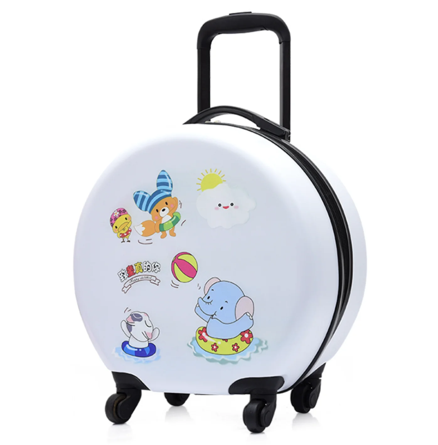 

18inch ABS/PC Scratch proof customize pattern LOGO UV printing hand luggage suitcase Other Luggage kids suitcase