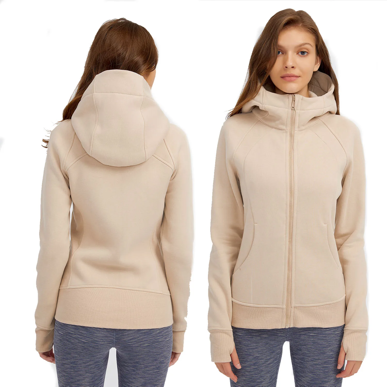 

2022 Lulu lemon Fashion Ladies Women Fleece Hoodies Sport running Hoodies for Winter