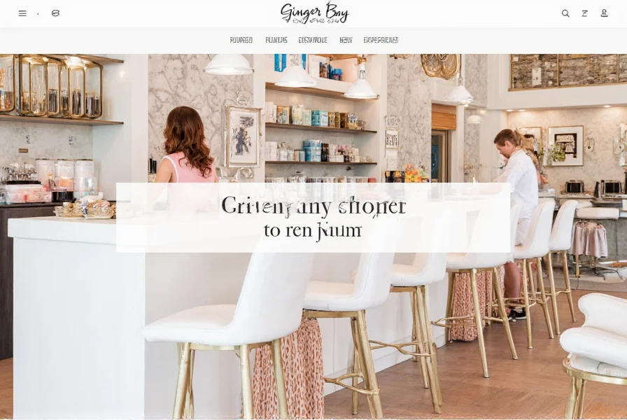 Interior view of Ginger Bay Salon & Spa showing clean, modern decor with natural lighting and comfortable treatment stations
