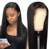 

Full cuticle Factory Wholesale 10A Grade Silky Straight Raw Virgin Cuticle Aligned lace front wigs,13x6 Brazilian Human Hair Wig