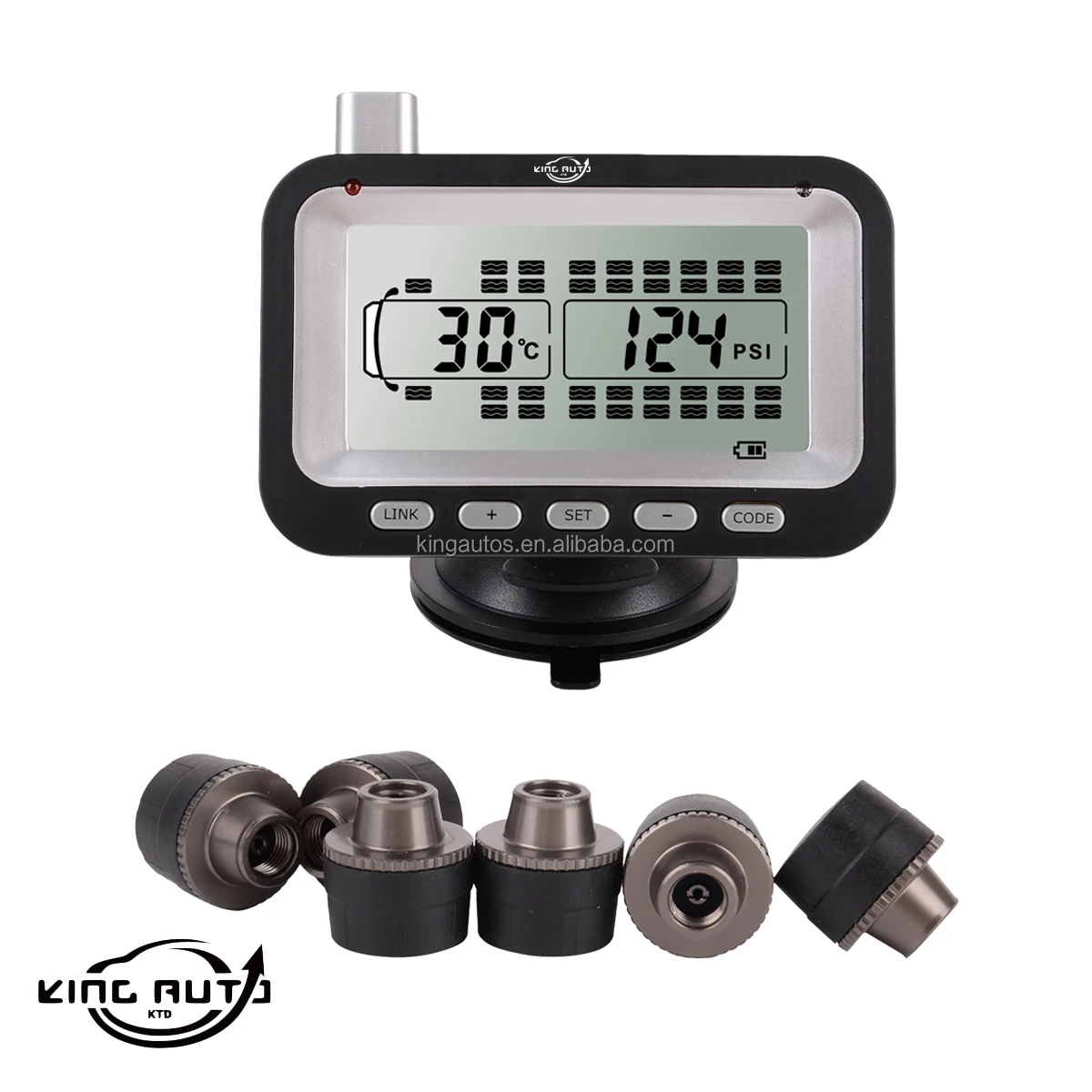 Tire Pressure Monitoring System Tpms 6bu,(6)sensors For Truck,Rv,Heavy