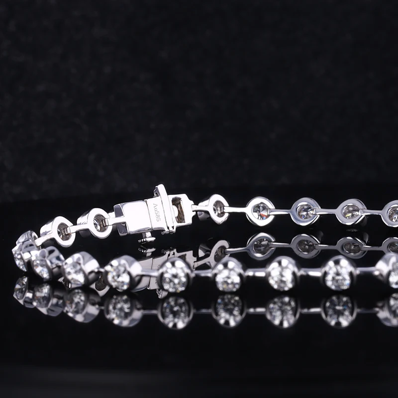 

Charm Bracelets Moissanite Jewelry Gift Party Trendy Customized Men Bracelet