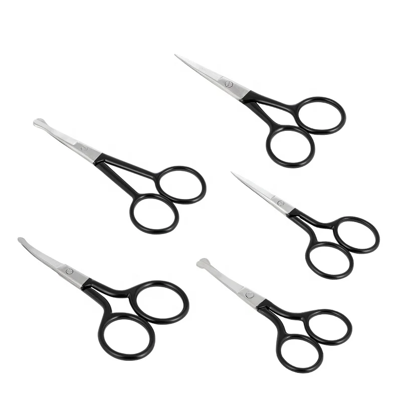 

Eliter Amazon Hot Sell In Stock Straight Curved Durable Scissor Curve Stainless Steel Nail Scissors Eyebrow Scissors