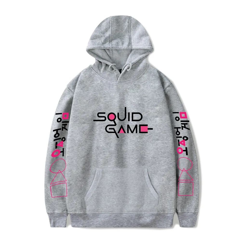 

2021 New Fashion Squid Game men's women's hoodies & sweatshirts Clothes Plus Size Pullover Squid Game Graphic Hoodies Unisex