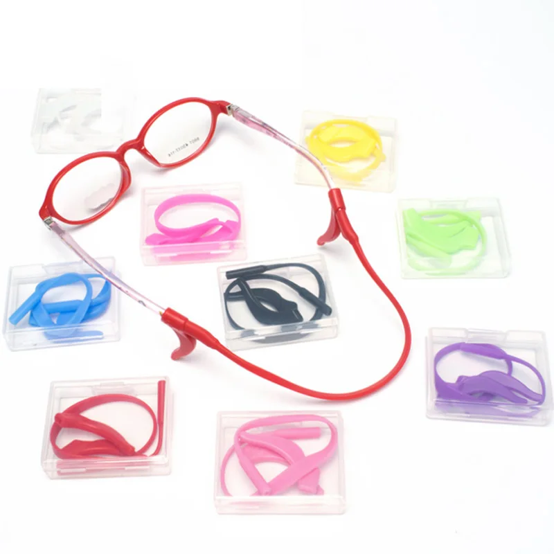 

Children's Soft Glasses Silicone Non-Slip Sleeve Earmuffs Ear Hooks Ear Holders Eyeglasses Accessories Fixing Rope Set Glasses