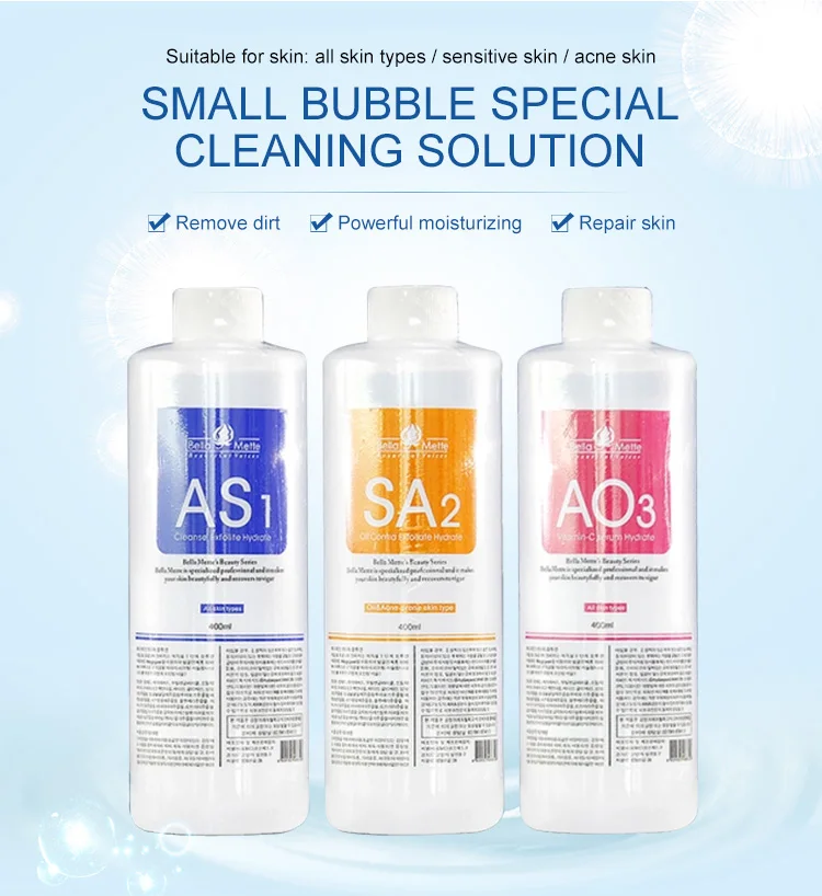 

New Normal Skins Liquid 3 bottles exfoliation Cosmetic Serum Hydro water peel Facial Skin Cleaning Solutions As1 Sa2 Ao3