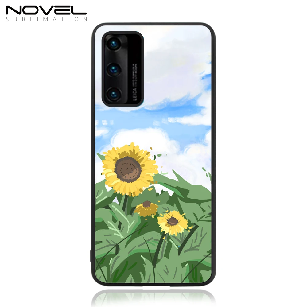 

For Huawei P40 Personalized Sublimation 2D Soft Silicone Phone Case Cover, White, black, transparent