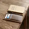 Leather Journal Notebook Pocket Field Notes Cover Vintage Refillable Notepad with card slots