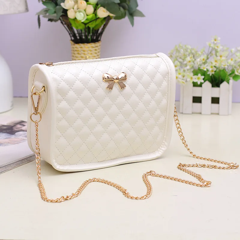 

MZ546-Wholesale cheap bowknot mini lady bag long chain shoulder bag