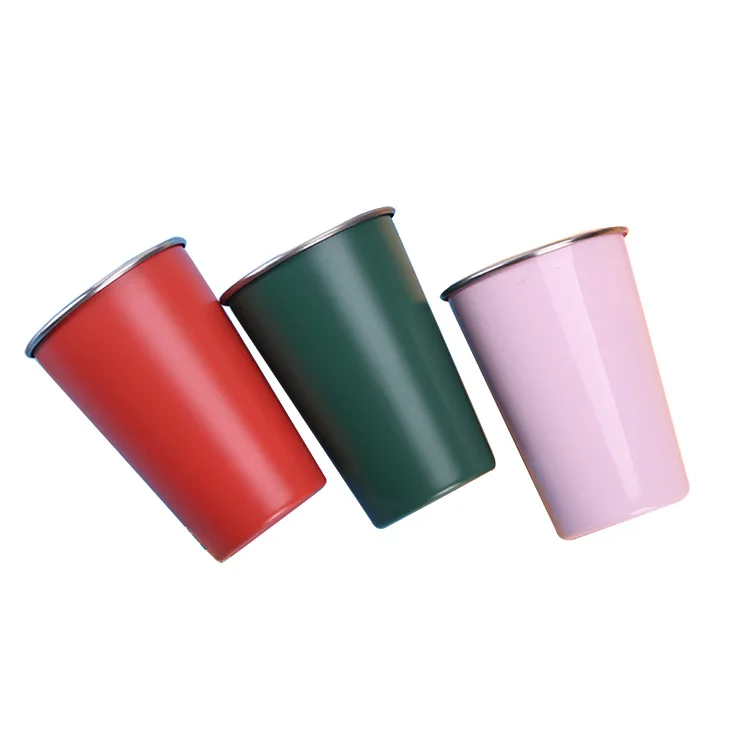 

Factory Directly China Stainless Steel Cup Personalized Cooler Camping Pint Cups, Customized color