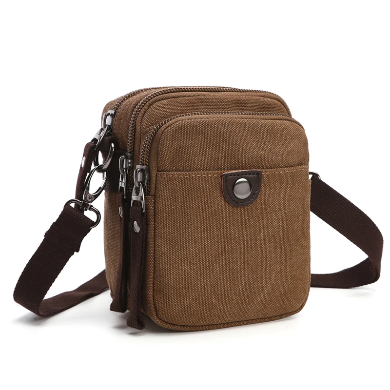 

MCP004 Canvas small travel messenger bags vintage men crossbody shoulder bag