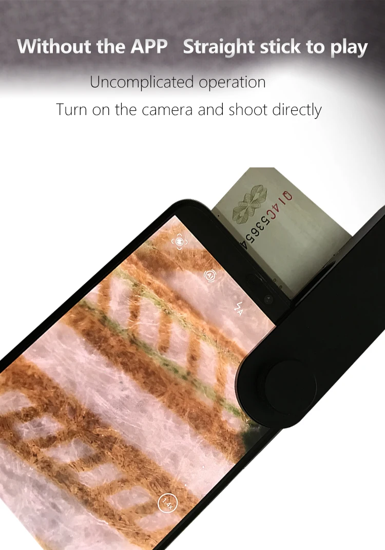 Universal Mobilephone Microscope Cell Phone Microlens 400x Microscope Camera Lens For Phone