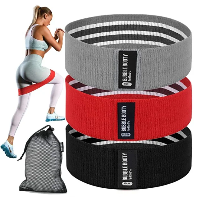 

Various Styles Custom Logo Printed Yoga Gym Exercise fitness for Legs Glutes Booty Hip Fabric Resistance Bands, Customized color