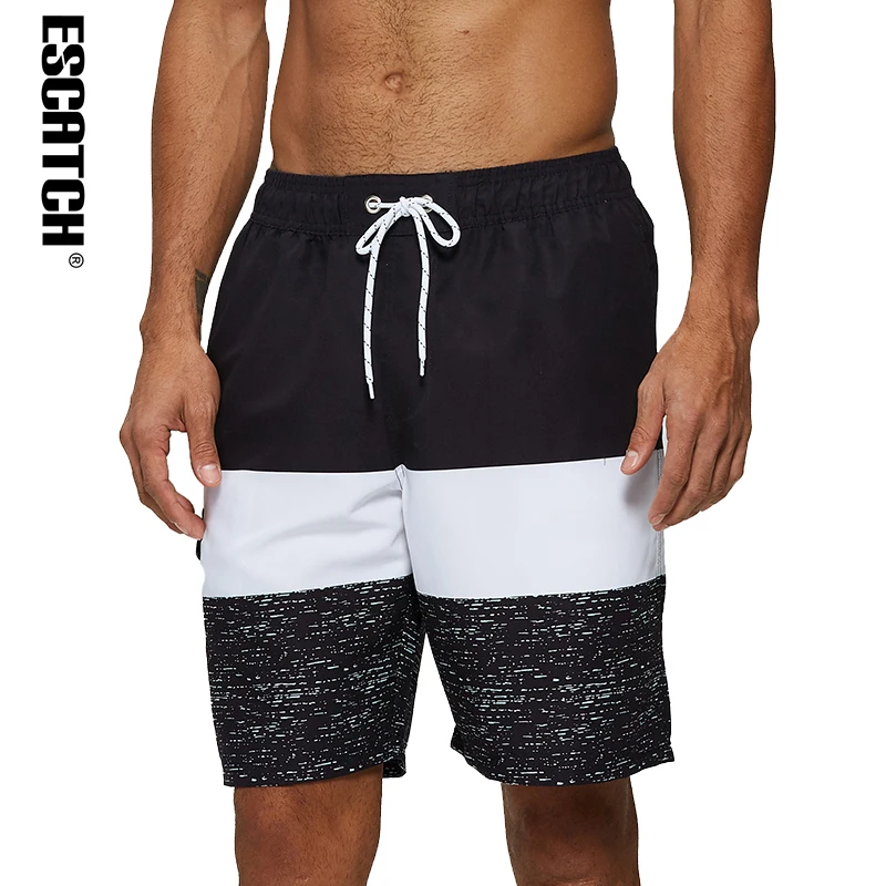 

Man Swimming Trunks Plus Size Mens Swimwear Long Beach Board Shorts For Men, Can be solid color or print as your design